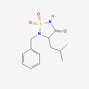 4-(2-Methylpropyl)-5-benzyl-1,2,5-thiadiazolidine-1,1,3-trione