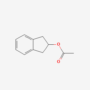 molecular formula C11H12O2 B3180909 2,3-Dihydro-1H-inden-2-yl acetate CAS No. 4254-31-3