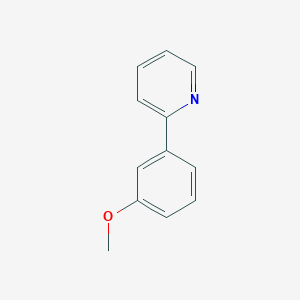 molecular formula C12H11NO B3180920 2-(3-Methoxyphenyl)pyridine CAS No. 4373-58-4