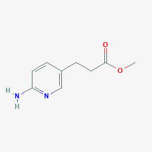 molecular formula C9H12N2O2 B3180928 Methyl 3-(6-aminopyridin-3-yl)propanoate CAS No. 446263-95-2