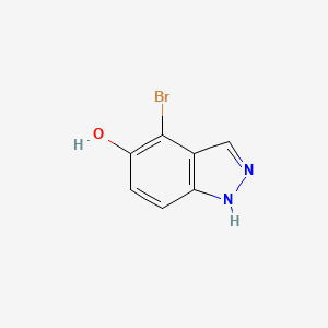 molecular formula C7H5BrN2O B3180964 4-bromo-1H-indazol-5-ol CAS No. 478838-52-7