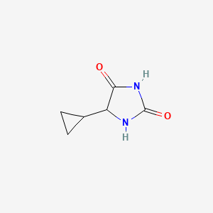 molecular formula C6H8N2O2 B3180994 5-环丙基咪唑烷-2,4-二酮 CAS No. 49606-94-2