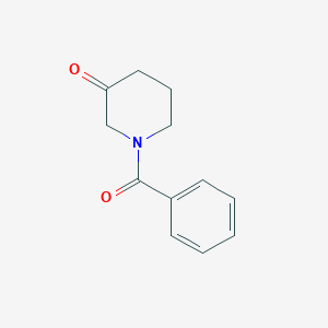 molecular formula C12H13NO2 B031810 1-苯甲酰哌啶-3-酮 CAS No. 67452-85-1