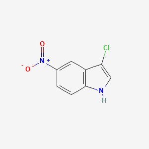 molecular formula C8H5ClN2O2 B3181060 3-氯-5-硝基-1H-吲哚 CAS No. 524956-02-3