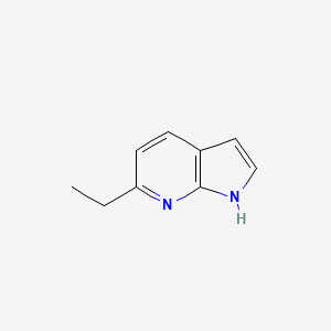 molecular formula C9H10N2 B3181076 1H-Pyrrolo[2,3-B]pyridine, 6-ethyl- CAS No. 533939-04-7