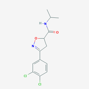 3-(3,4-dichlorophenyl)-N-isopropyl-4,5-dihydro-5-isoxazolecarboxamide