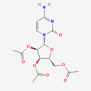 molecular formula C15H19N3O8 B3181161 2',3',5'-Tri-O-acetylcytidine CAS No. 56787-28-1