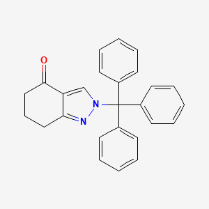 2-Trityl-2,5,6,7-tetrahydro-indazol-4-one