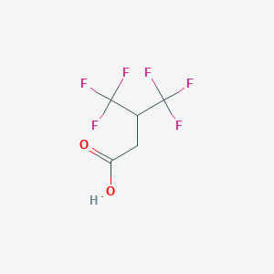 molecular formula C5H4F6O2 B031812 4,4,4-trifluoro-3-(trifluoromethyl)butanoic Acid CAS No. 17327-33-2