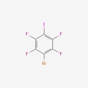 molecular formula C6BrF4I B3181233 1-溴-2,3,5,6-四氟-4-碘苯 CAS No. 63108-00-9