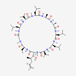 molecular formula C61H109N11O12 B3181242 Cyclosporin E CAS No. 63798-73-2