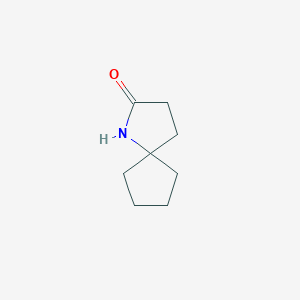 molecular formula C8H13NO B3181248 1-氮杂螺[4.4]壬烷-2-酮 CAS No. 63941-21-9