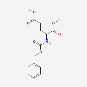 molecular formula C15H19NO6 B3181263 (S)-Dimethyl 2-(benzyloxycarbonylamino)pentanedioate CAS No. 67436-17-3
