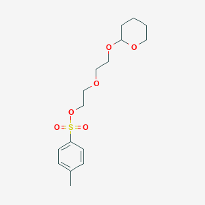 molecular formula C16H24O6S B3181278 Tos-PEG2-THP CAS No. 69502-32-5