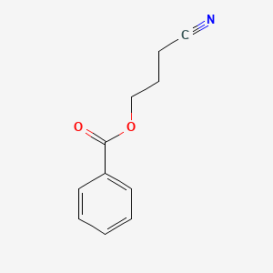 molecular formula C11H11NO2 B3181309 3-cyanopropyl Benzoate CAS No. 75272-93-4
