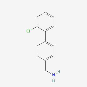 [4-(2-Chlorophenyl)phenyl]methanamine