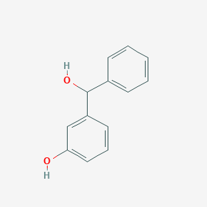 molecular formula C13H12O2 B3181329 3-[Hydroxy(phenyl)methyl]phenol CAS No. 7765-98-2