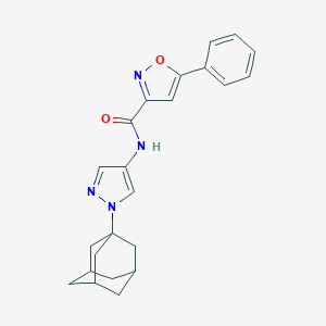 N-[1-(1-adamantyl)-1H-pyrazol-4-yl]-5-phenyl-3-isoxazolecarboxamide