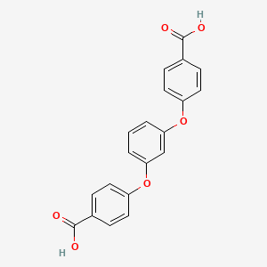 molecular formula C20H14O6 B3181340 1,3-Bis(4-carboxyphenoxy)benzene CAS No. 77865-43-1