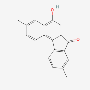 molecular formula C19H14O2 B3181372 5-Hydroxy-3,9-dimethyl-7H-benzo[c]fluoren-7-one CAS No. 80826-37-5