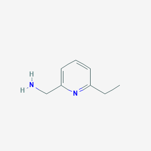 molecular formula C8H12N2 B3181392 2-Pyridinemethanamine, 6-ethyl- CAS No. 83004-19-7