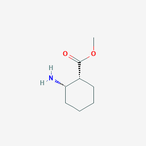 molecular formula C8H15NO2 B3181408 (1R,2S)-methyl 2-aminocyclohexanecarboxylate CAS No. 837359-97-4