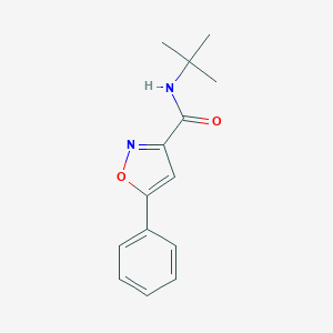 N-tert-butyl-5-phenyl-1,2-oxazole-3-carboxamide