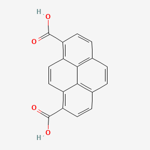 molecular formula C18H10O4 B3181415 Pyrene-1,8-dicarboxylic acid CAS No. 838836-76-3