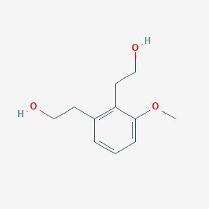 molecular formula C11H16O3 B3181437 2,2'-(3-Methoxy-1,2-phenylene)diethanol CAS No. 847199-04-6