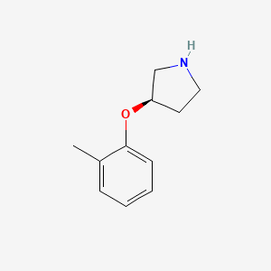 (3R)-3-(2-Methylphenoxy)pyrrolidine
