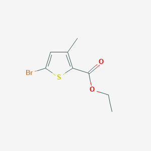 molecular formula C8H9BrO2S B3181541 Ethyl 5-bromo-3-methylthiophene-2-carboxylate CAS No. 909010-86-2