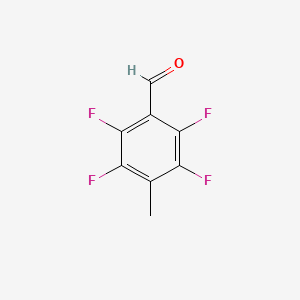 molecular formula C8H4F4O B3181550 2,3,5,6-Tetrafluoro-4-methylbenzaldehyde CAS No. 91162-06-0