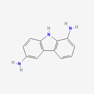 9H-Carbazole-1,6-diamine