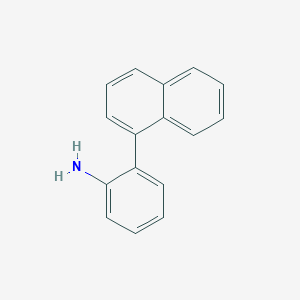 molecular formula C16H13N B3181560 2-(1-Naphthyl)aniline CAS No. 92855-12-4