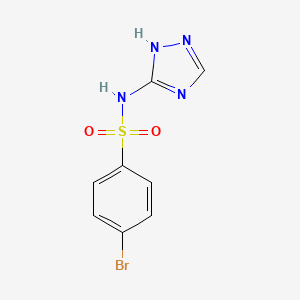 molecular formula C8H7BrN4O2S B3181574 4-bromo-N-(4H-1,2,4-triazol-3-yl)benzenesulfonamide CAS No. 933241-34-0
