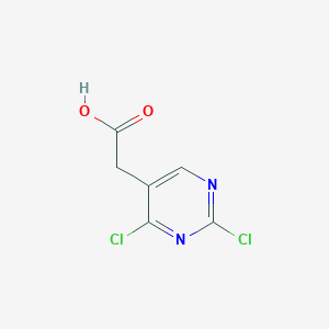 molecular formula C6H4Cl2N2O2 B3181582 2-(2,4-Dichloropyrimidin-5-yl)acetic acid CAS No. 933685-95-1