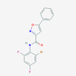 N-(2-bromo-4,6-difluorophenyl)-5-phenyl-1,2-oxazole-3-carboxamide