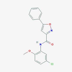 N-(5-chloro-2-methoxyphenyl)-5-phenyl-3-isoxazolecarboxamide