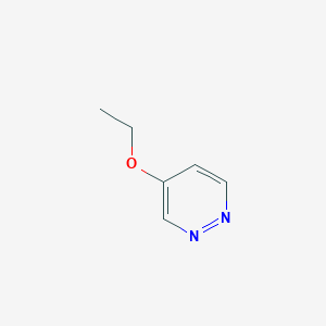 molecular formula C6H8N2O B3181647 4-Ethoxypyridazine CAS No. 98134-74-8