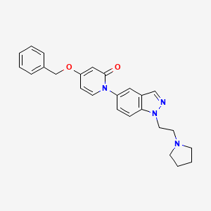 molecular formula C25H26N4O2 B3181681 MCH-1 antagonist 1 CAS No. 1039825-68-7