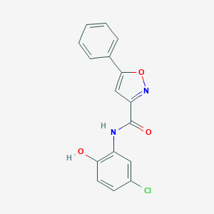 N-(5-chloro-2-hydroxyphenyl)-5-phenyl-3-isoxazolecarboxamide