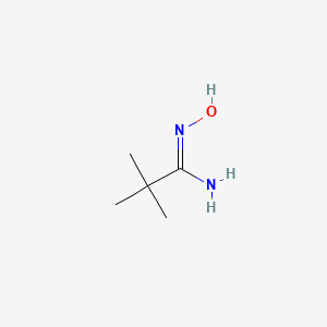molecular formula C5H12N2O B3181780 N-Hydroxy-2,2-dimethylpropanimidamide CAS No. 1240301-71-6