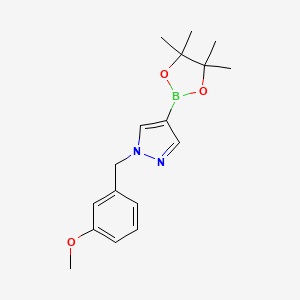 1-(3-methoxybenzyl)-4-(4,4,5,5-tetramethyl-1,3,2-dioxaborolan-2-yl)-1H-pyrazole