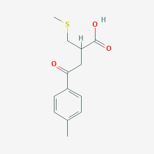 molecular formula C13H16O3S B3181882 S-methyl-KE-298 CAS No. 143584-75-2