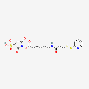 molecular formula C18H23N3O8S3 B3181896 Sulfo-LC-SPDP CAS No. 150244-18-1
