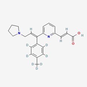 molecular formula C22H24N2O2 B3181992 Acrivastine D7 CAS No. 172165-56-9