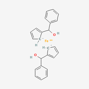 molecular formula C24H22FeO2 B3181998 (R,R)-1,1'-Bis(hydroxy(phenyl)methyl)ferrocene CAS No. 174689-60-2