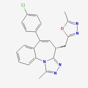 molecular formula C22H18ClN5O B3182084 BET-BAY 002 S enantiomer CAS No. 2070009-49-1