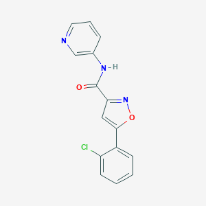 5-(2-chlorophenyl)-N-(3-pyridinyl)-3-isoxazolecarboxamide