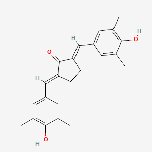 molecular formula C23H24O3 B3182206 Pentagamavunon-1 